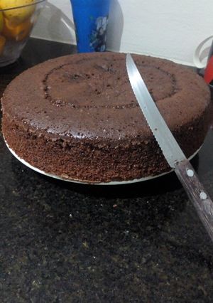 Una foto de Bizcochuelo de chocolate tacero