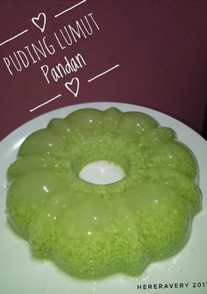 Foto resep Puding lumut Pandan