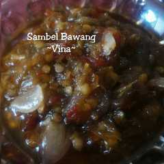 A picture of Sambel Bawang.