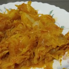 A picture of Spicy Potato Cabbage #localfoodcontest_mombasa.