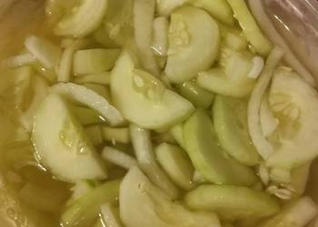 How To Prepare Recipe Oldfashioned Cucumbers  Onions in Vinegar Dressing Delicious and Healthy