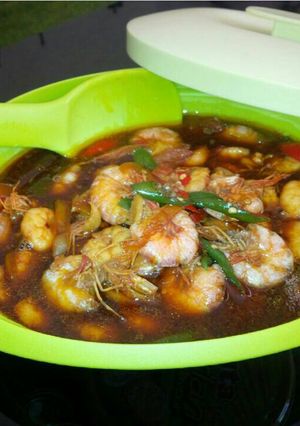 Foto resep Tumis udang berkuah 😂