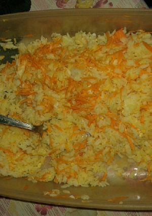 Una foto de En salada de arroz
