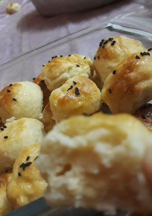 صورة لوصفة عجينه العشر دقائق ،فطيره جبن 💕🤤