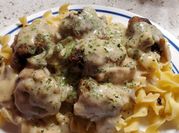 A picture of swedish meatballs