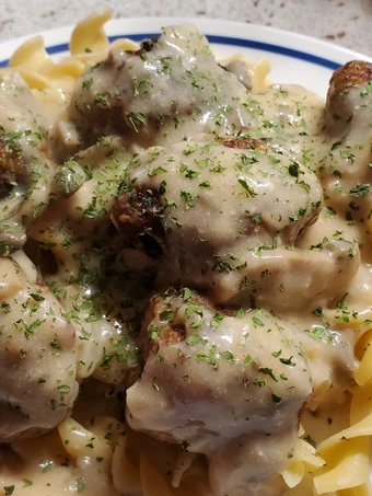 Easy Way Make Recipe My Swedish Meatballs with Stroganoff Sauce that is Really Delicious, Can Spoil the Tongue}
