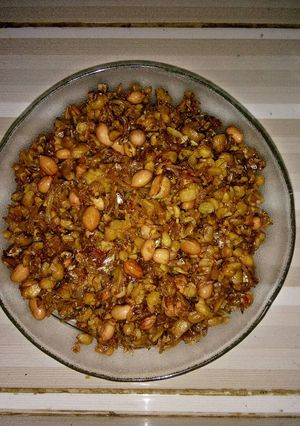 Foto resep Kering kacang dan sambal teri