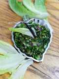 লেটুস পাতার ভর্তা (lettuce patar bharta recipe in Bengali)