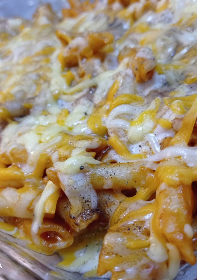 Una foto de Macarrones con bechamel