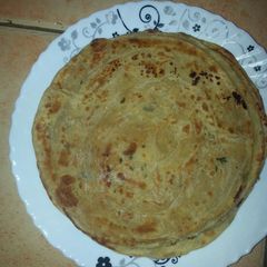 A picture of Carrot-dhania chapatis # vegetable contest#.