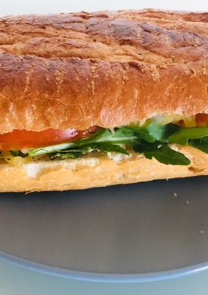 A picture of Italian Panino (Vegetarian).