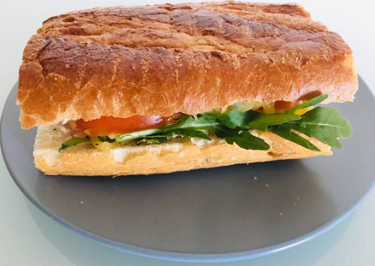 Recipe of Perfect Italian Panino (Vegetarian)