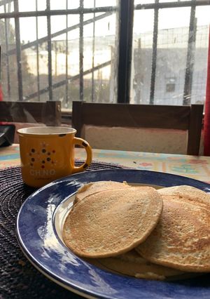 Una foto de Panqueques de avena ✨