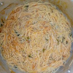 A picture of Spicy Spaghetti.