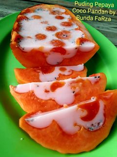 Foto resep Puding Pepaya Coco Pandan