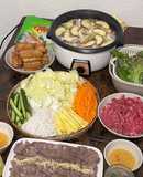 Lẩu bò nhúng giấm