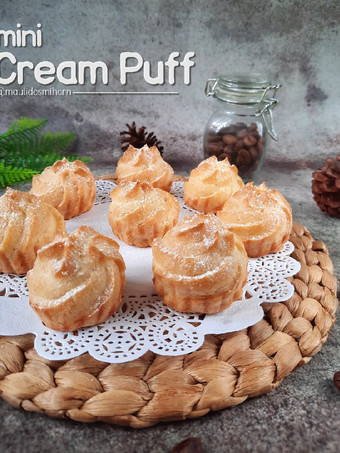 Anti Ribet, Bikin Mini Cream Puff (coffee cream) Anti Gagal