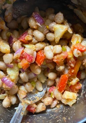 A picture of Masala Peanuts chaat.
