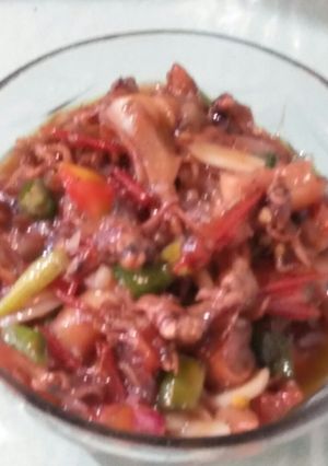 Foto resep Tumis cumi asin