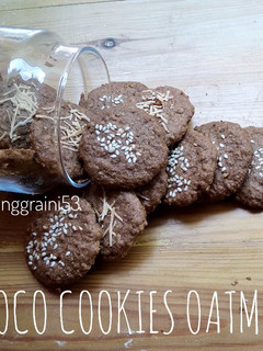 Foto resep Choco cookies oatmeal.. menu diet.. no tepung.