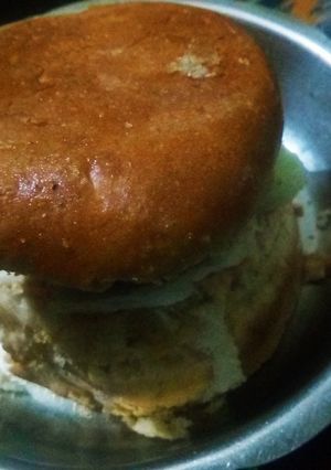 A picture of Veg burger.