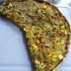 Una foto de Tarta de zapallitos