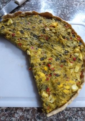 Una foto de Tarta de zapallitos