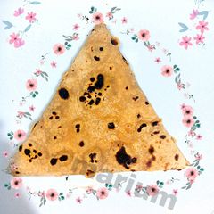 A picture of Garlic roti.