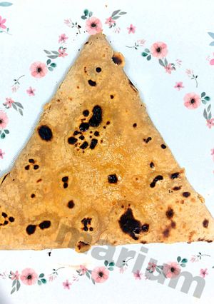 A picture of Garlic roti.