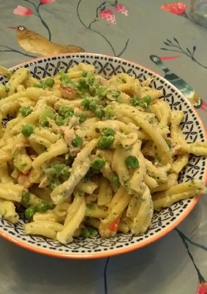 A picture of Lazy Pasta #familyfriendly.