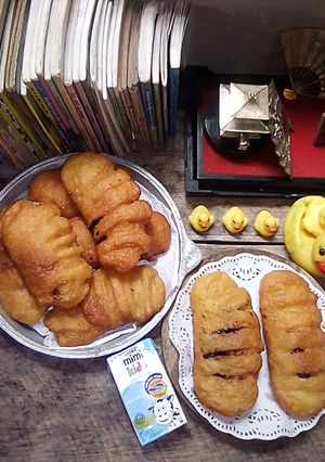 Foto resep Roti Pisang Or Roti Goreng Isi Pisang n Meises TANPA ULEN