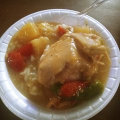 A picture of Crockpot Spicy Pineapple Rum Chicken.
