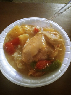A picture of Crockpot Spicy Pineapple Rum Chicken.