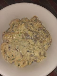 Una foto de Salsa de champiñones