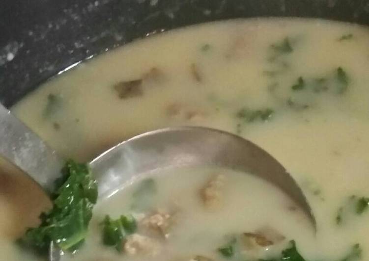 My Grandma Love This Potato kale sausage soup