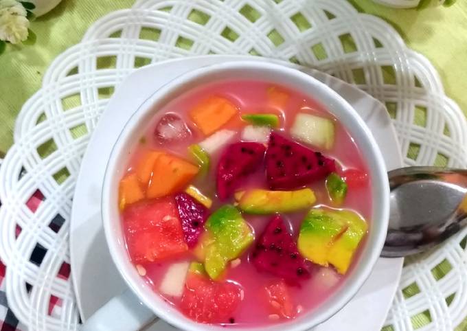 Resep memasak 93. Sop Buah Khas Batam dijamin nagih banget