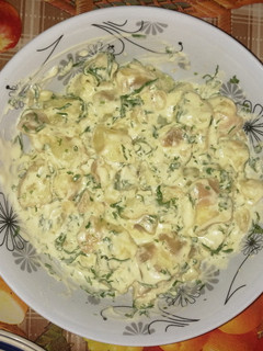 Una foto de Papas Mayo y Cilantro