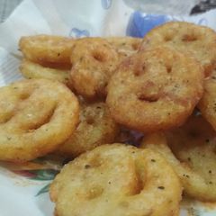 A picture of Potatoes smiles.