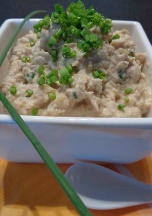 Une photo de Tartinade de thon et pois chiches