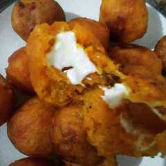 Sweet potato ball Mozarella রেসিপির প্রধান ছবি