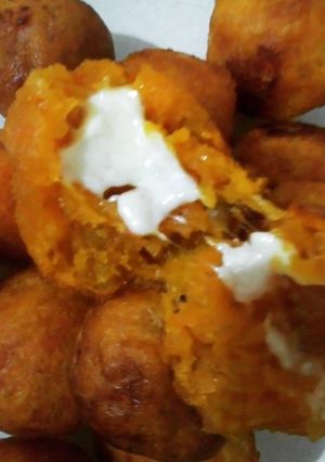 Foto resep Sweet potato ball Mozarella