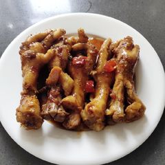 A picture of Adobo Chicken Feet.