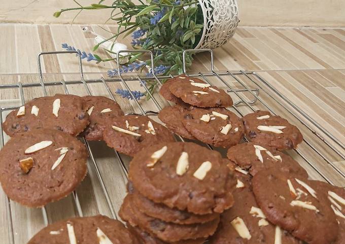 Almond Choco Chips Cookies