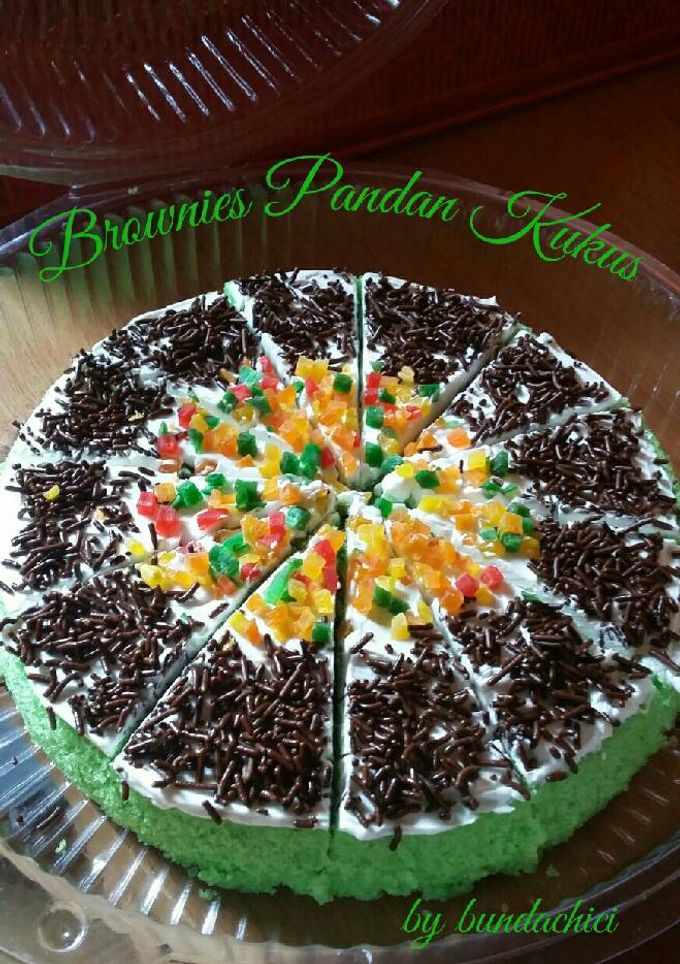 Foto resep Brownies Pandan Kukus