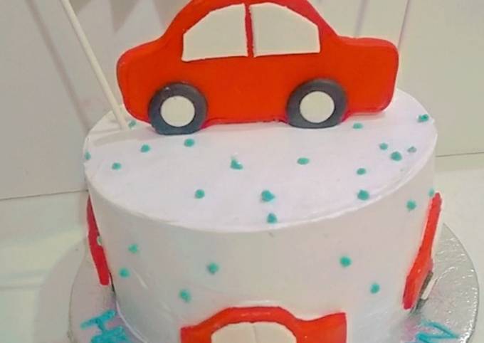 Attractive Car Theme Cake