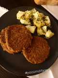 Burger di lenticchie vegan