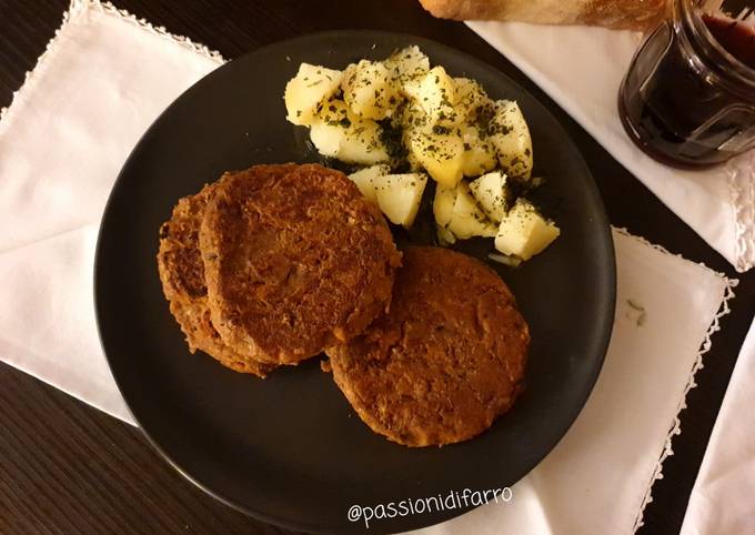 Come a Preparare Fatto in casa Burger di lenticchie vegan