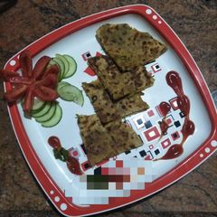 A picture of Lauki stuffed parantha.
