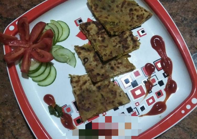 Lauki stuffed parantha