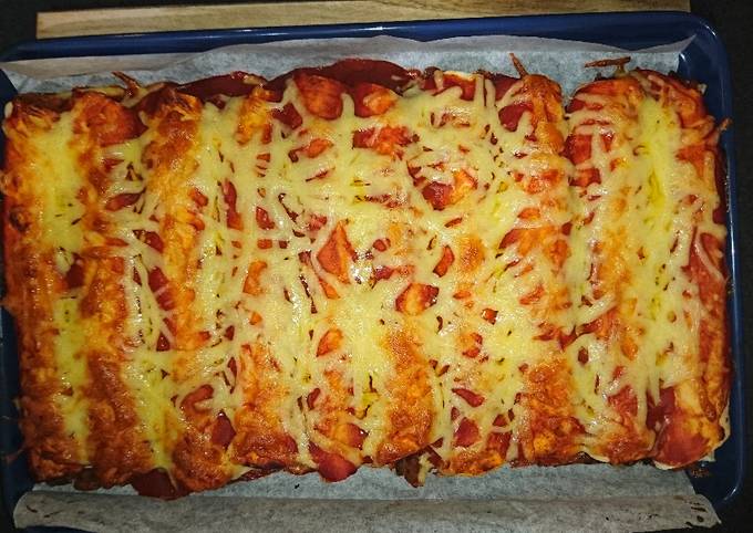 XXXX Hot Beef Enchiladas